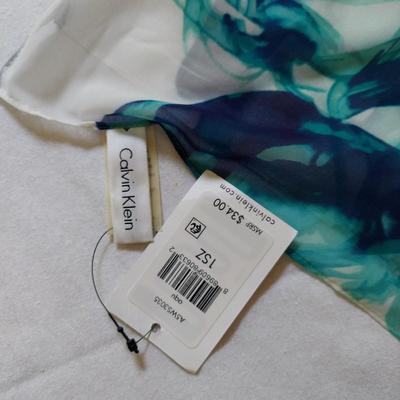 Chicoâ€™s, Calvin Klein & More Silk Scarves Inc. NWT (PC-BBL)