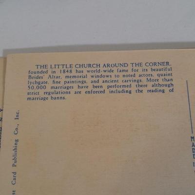 Vintage Post Cards from New York 1930's - Linen Jubb Co. ~ Unused