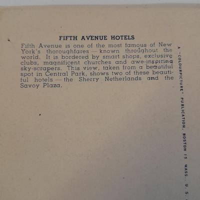 More Vintage Post Cards from New York 1930's  ~ Unused