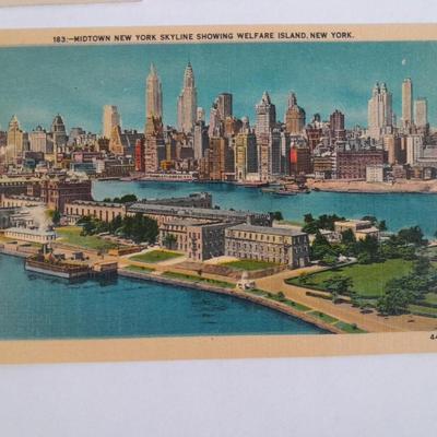 More Vintage Post Cards from New York 1930's  ~ Unused