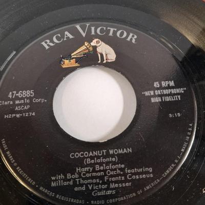 45 LP Records Beach Boys, Jody Davis, Johnny Cash, Harry Belafonte, and many more