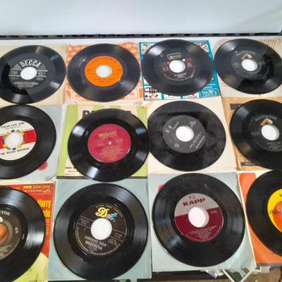 45 LP Records Beach Boys, Jody Davis, Johnny Cash, Harry Belafonte, and many more