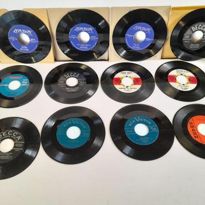 45 LP Records Joe Dowell, Bing Cosby, Guy Lombardo, and many others