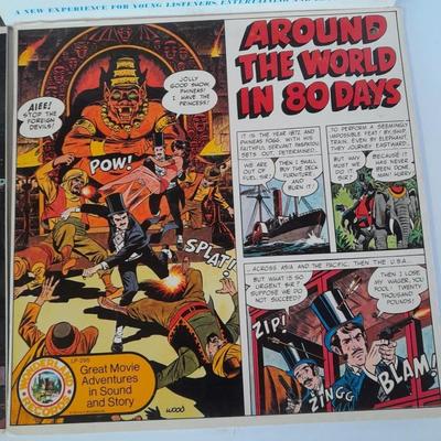LP Records - Around the world in 80 days, First man on the moon, Curious George and more