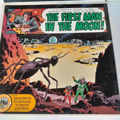 LP Records - Around the world in 80 days, First man on the moon, Curious George and more