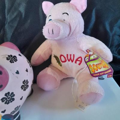 Pig toys for young kids - plush, figures and bank