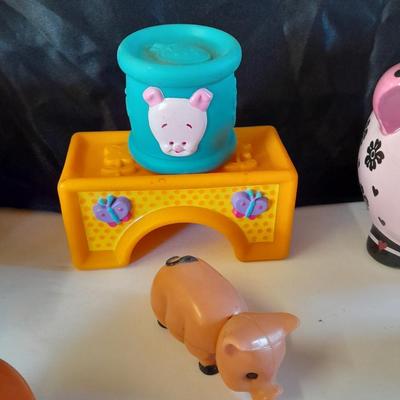 Pig toys for young kids - plush, figures and bank