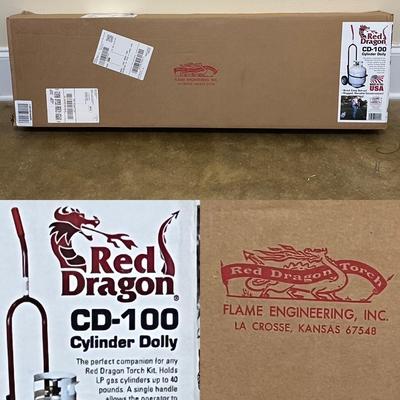 RED DRAGON ~ CD-100 Cylinder Dolly ~ NIB