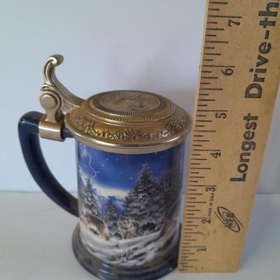 The call of the North Collector's tankard stein International Wolf Center