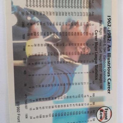 Football trading cards, Willie Stargell, with Certificate of Authenticity