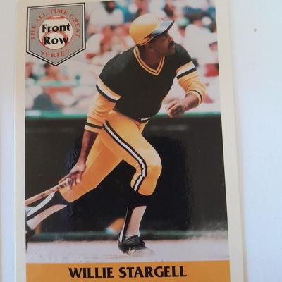 Football trading cards, Willie Stargell, with Certificate of Authenticity