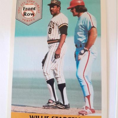 Football trading cards, Willie Stargell, with Certificate of Authenticity