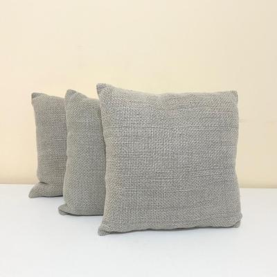 POTTERY BARN ~ Trio (3) ~ Pale Sage Linen Throw Pillows