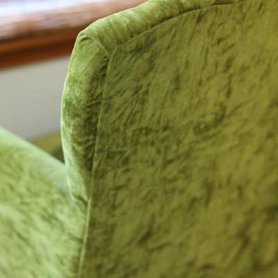 Velvet Green Club Chair