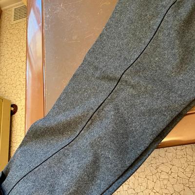Pair of gray military style pants