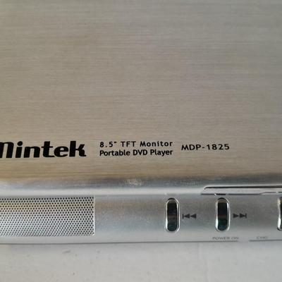 Mintek 8.5" TFT Widescreen portable DVD player with accessories and bag