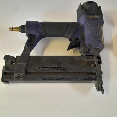 Chicago Electric Pneumatic Nailer/Stapler, chalk line and a 100-foot open face tape measure