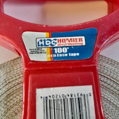 Chicago Electric Pneumatic Nailer/Stapler, chalk line and a 100-foot open face tape measure
