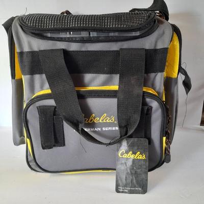 Cabela's soft sided tackle box with organizers