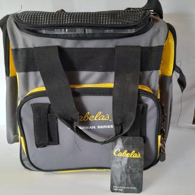 Cabela's soft sided tackle box with organizers