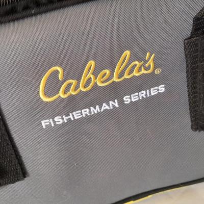 Cabela's soft sided tackle box with organizers