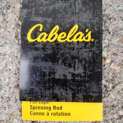 BRAND NEW FISHING POLE AND REEL New Cabela's Fish Eagle 6'6" Spinning rod with new Pflueger open face reel