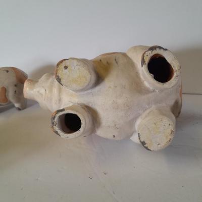 Brown and White Pig figures - Collectible pigs