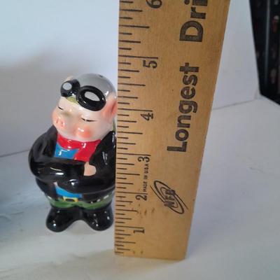 Harley Davidson Hog's - Harley Hog Piggy bank and Harley Hog salt & pepper shakers