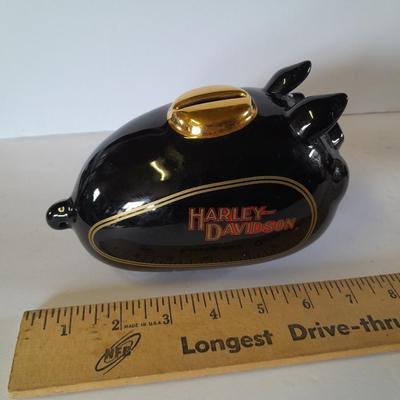 Harley Davidson Hog's - Harley Hog Piggy bank and Harley Hog salt & pepper shakers