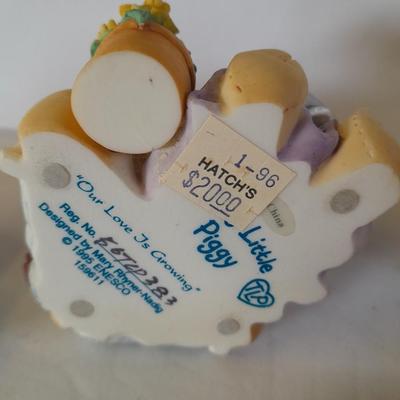 This little Piggy Little Pig Figures Numbered Pig Collectible miniatures
