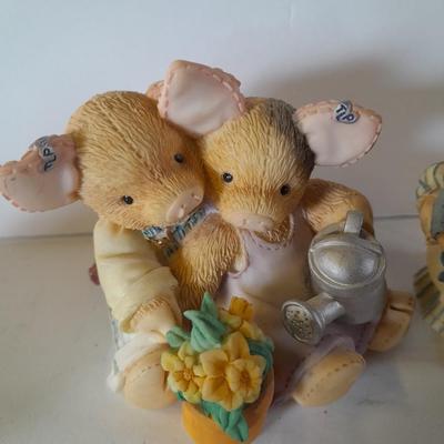 This little Piggy Little Pig Figures Numbered Pig Collectible miniatures