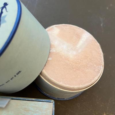 Vintage makeup tins & boxes