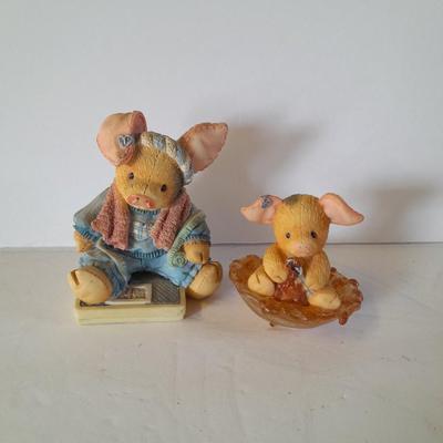 This Little Piggy & Enesco - Little Pig Figures Pig Collectible miniatures