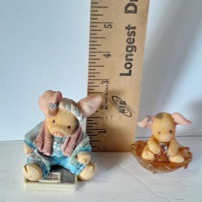 This Little Piggy & Enesco - Little Pig Figures Pig Collectible miniatures