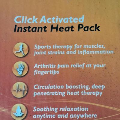 New Body Comfort Instant heat pack - click activated REUSABLE!
