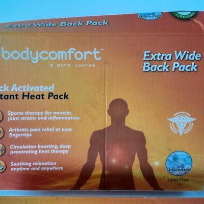 New Body Comfort Instant heat pack - click activated REUSABLE!
