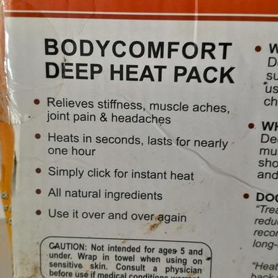 New Body Comfort Instant heat pack - click activated REUSABLE!
