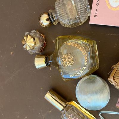 Lot of perfume bottles