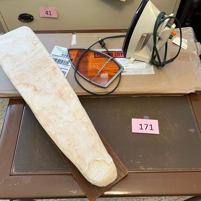 Iron & table top Ironing board