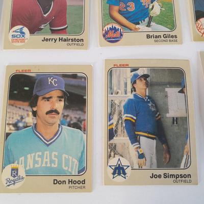 Fleer Baseball trading cards
