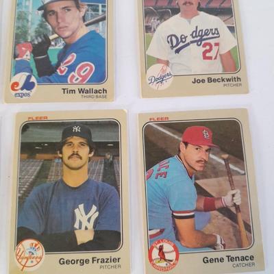 Fleer Baseball trading cards