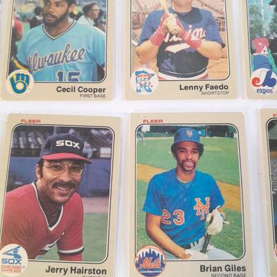 Fleer Baseball trading cards