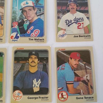 Fleer Baseball trading cards