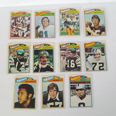 Vintage Football trading cards