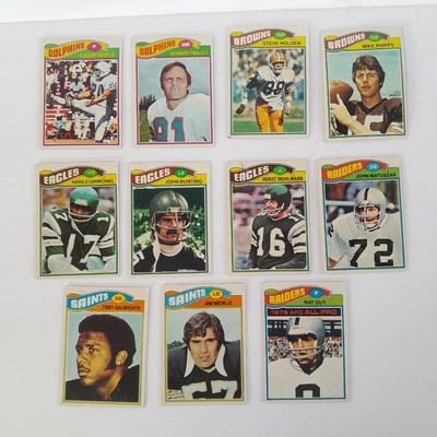 Vintage Football trading cards