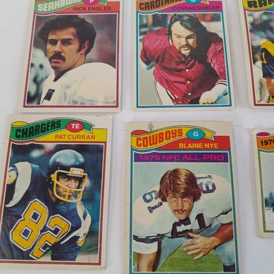 Vintage Football trading cards