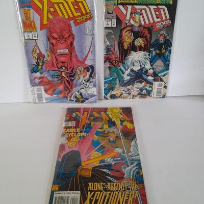 Three X-men Comic books