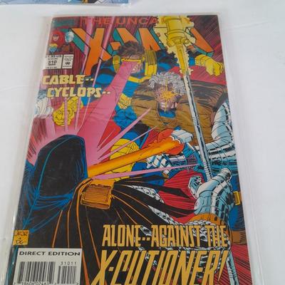 Three X-men Comic books