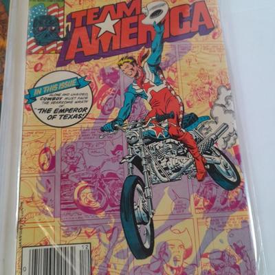 Four Team America Comic Books