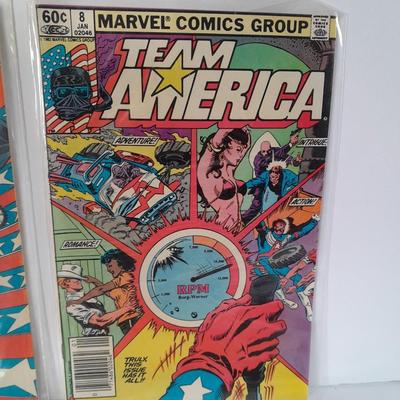 Four Team America Comic Books